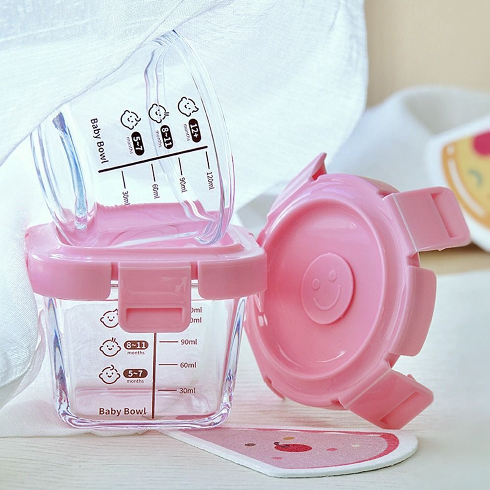 Meal Prep Glass Containers Oven Safe - กล่องเก็บอาหารทำจากแก้วขนาด170มล. เหยือกที่เก็บอาหารสำหรับเด็กแช่แข็งไมโครเวฟปลอดภัยอาหารของเด็กทารก sloki kaca เด็กเล็ก