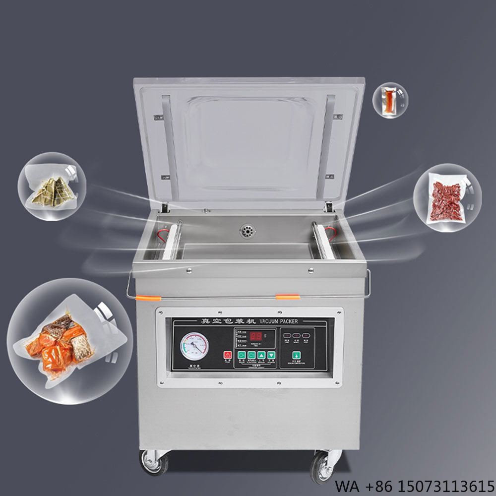 Meal Prep Vacuum Sealer - เครื่องซีลสูญญากาศแบบตั้งโต๊ะ รุ่น Dz-400 สำหรับใช้งานเชิงพาณิชย์ ดีไซน์กะทัดรัด ตัวเครื่องทำจากสแตนเลส