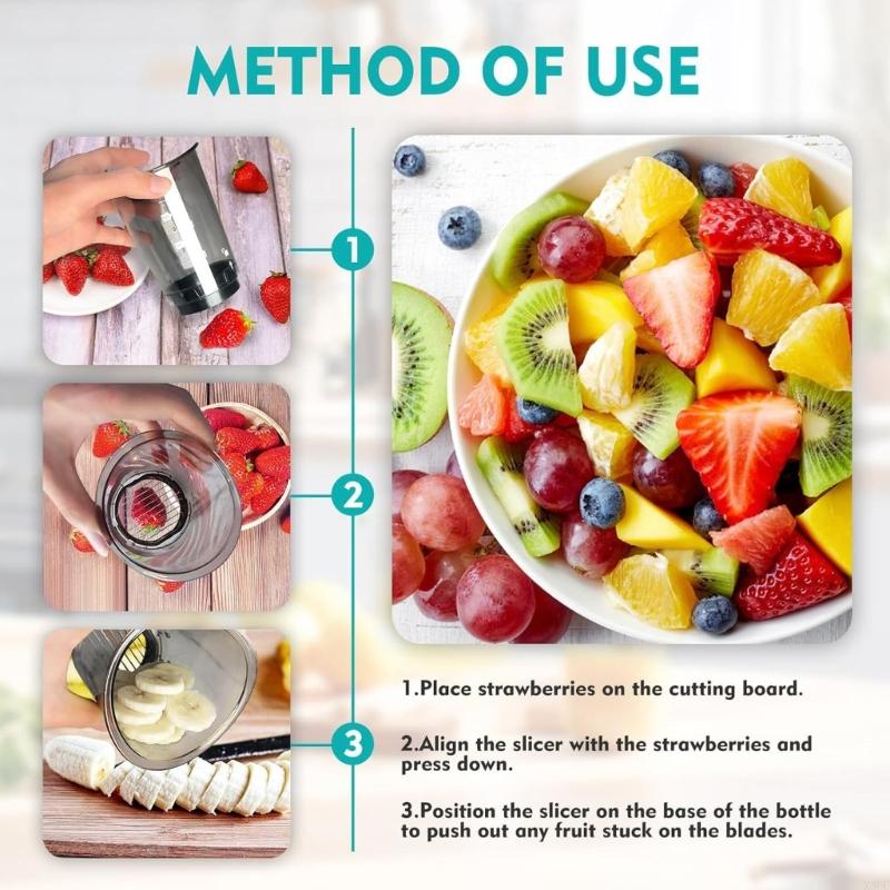 Meal Prep Quick - เครื่องมือห้องครัวเหล็กปลอดสนิม ABS ที่ละเอียดอ่อนสำหรับการหั่นผักผลไม้อ่อน Cubing X3UC