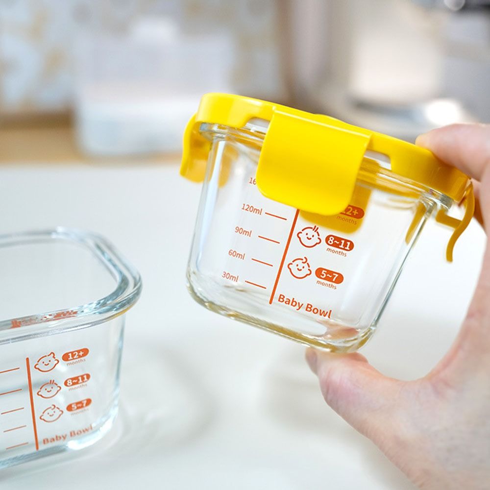 Meal Prep Glass Containers Oven Safe - กล่องเก็บอาหารใหม่ 170 มล. ใช้กับไมโครเวฟได้ ปลอดภัยสำหรับอาหารเด็ก แก้วใส่อาหารเด็ก