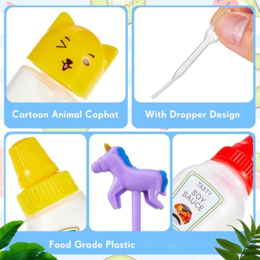 ชุดกล่องใส่ซอสถั่วเหลืองสำหรับ - Sauce Squeeze Bottle บทวิจารณ์และราคา