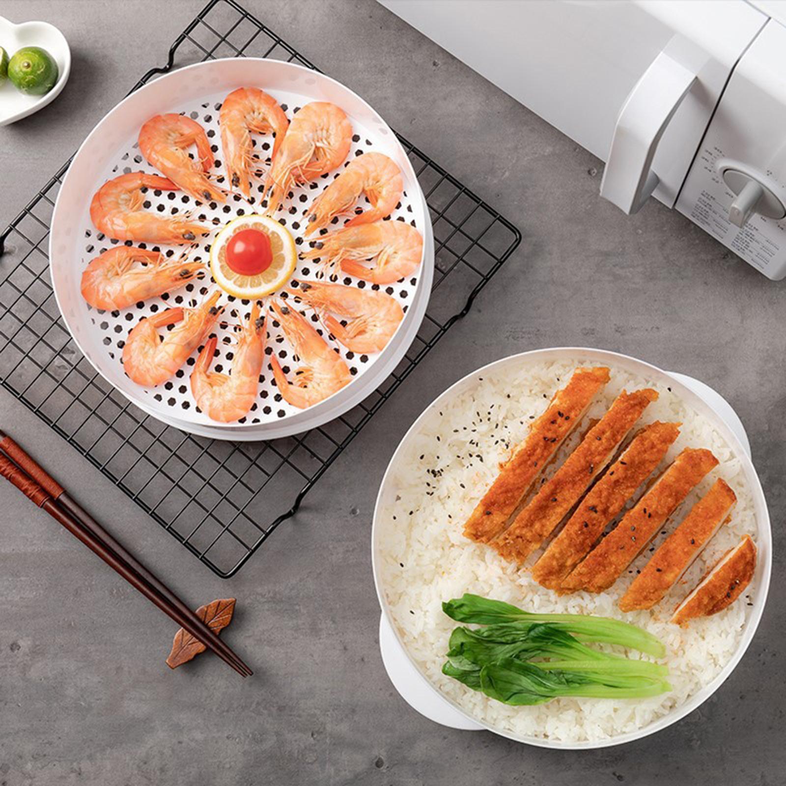หม้อนึ่งอาหารไมโครเวฟแบบซ้อนได - Meal Prep Quick บทวิจารณ์และราคา
