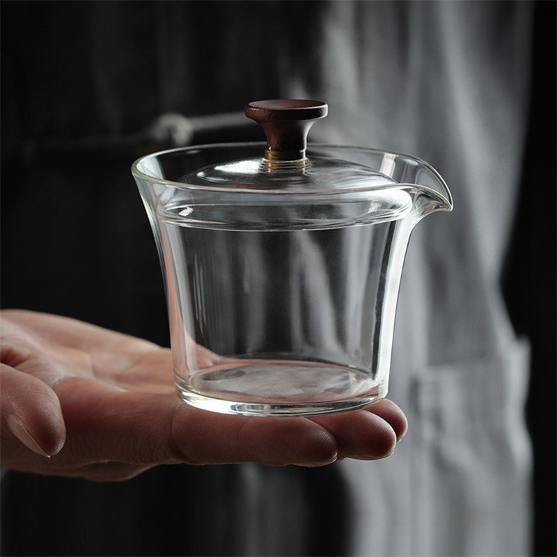 ถ้วยชา Gaiwan Puer แก้วทนความร - Glass Container Set บทวิจารณ์และราคา