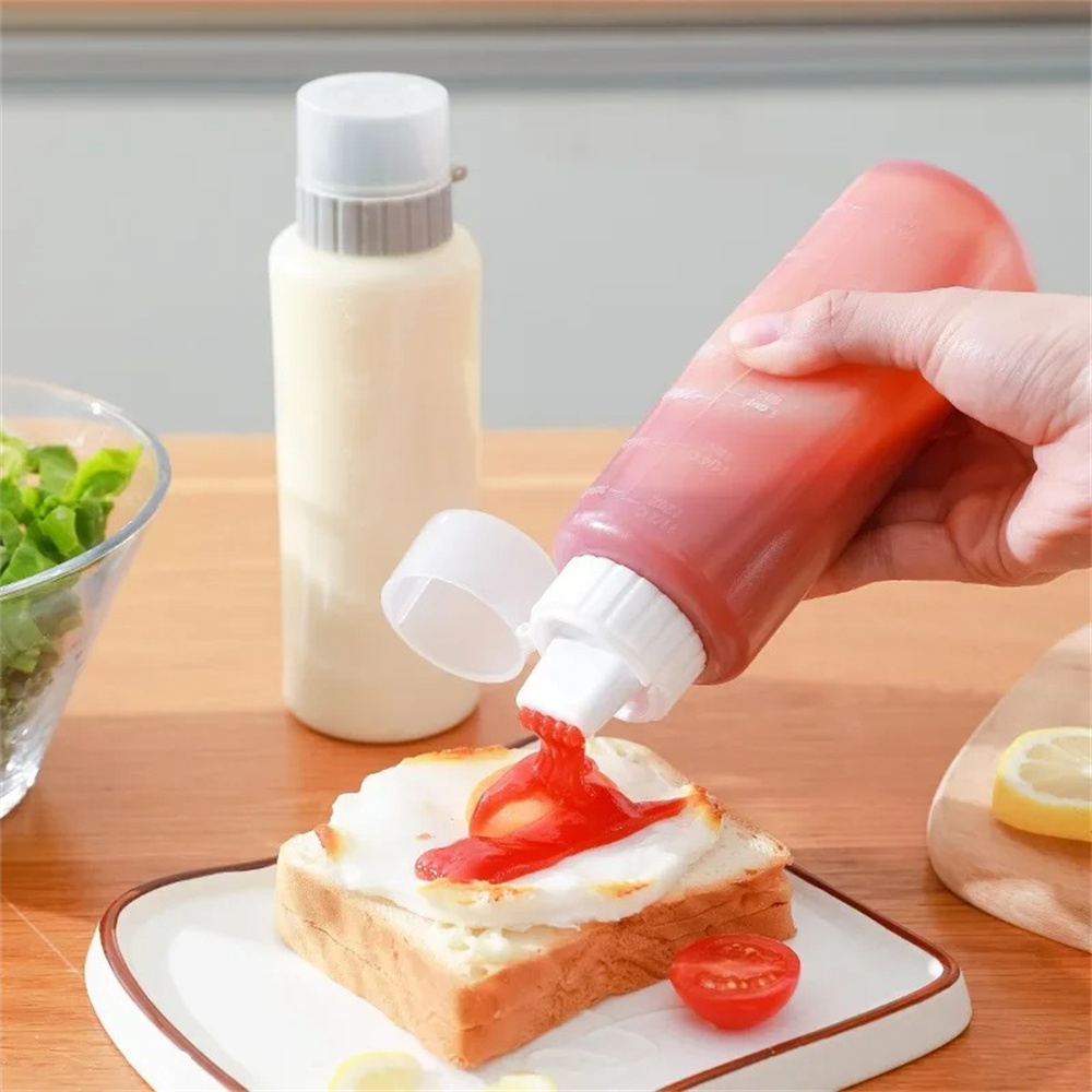 ขวดบีบซอส 5 ช่องพร้อมหัวฉีด สำ - Sauce Squeeze Bottle บทวิจารณ์และราคา