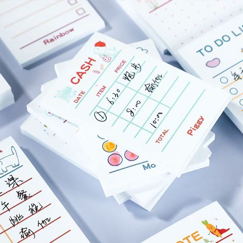 สมุดโน้ตแบบมีกาวในตัว Kawai Su - Meal Plan Notepad บทวิจารณ์และราคา