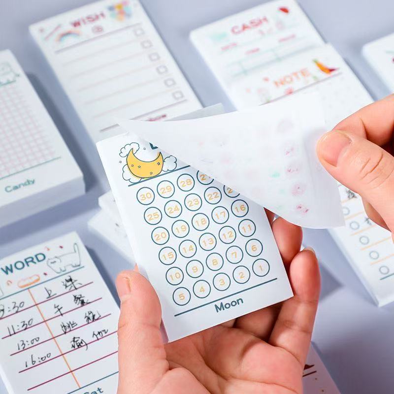 สมุดโน้ตแบบมีกาวในตัว Kawai Su - Meal Plan Notepad บทวิจารณ์และราคา