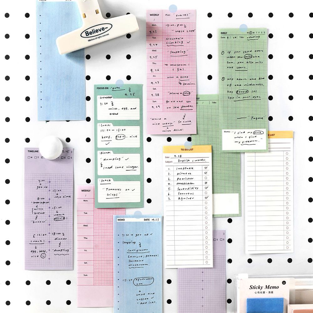 Sticky Notes 80 แผ่น, กระดาษข้ - Meal Plan Notepad บทวิจารณ์และราคา