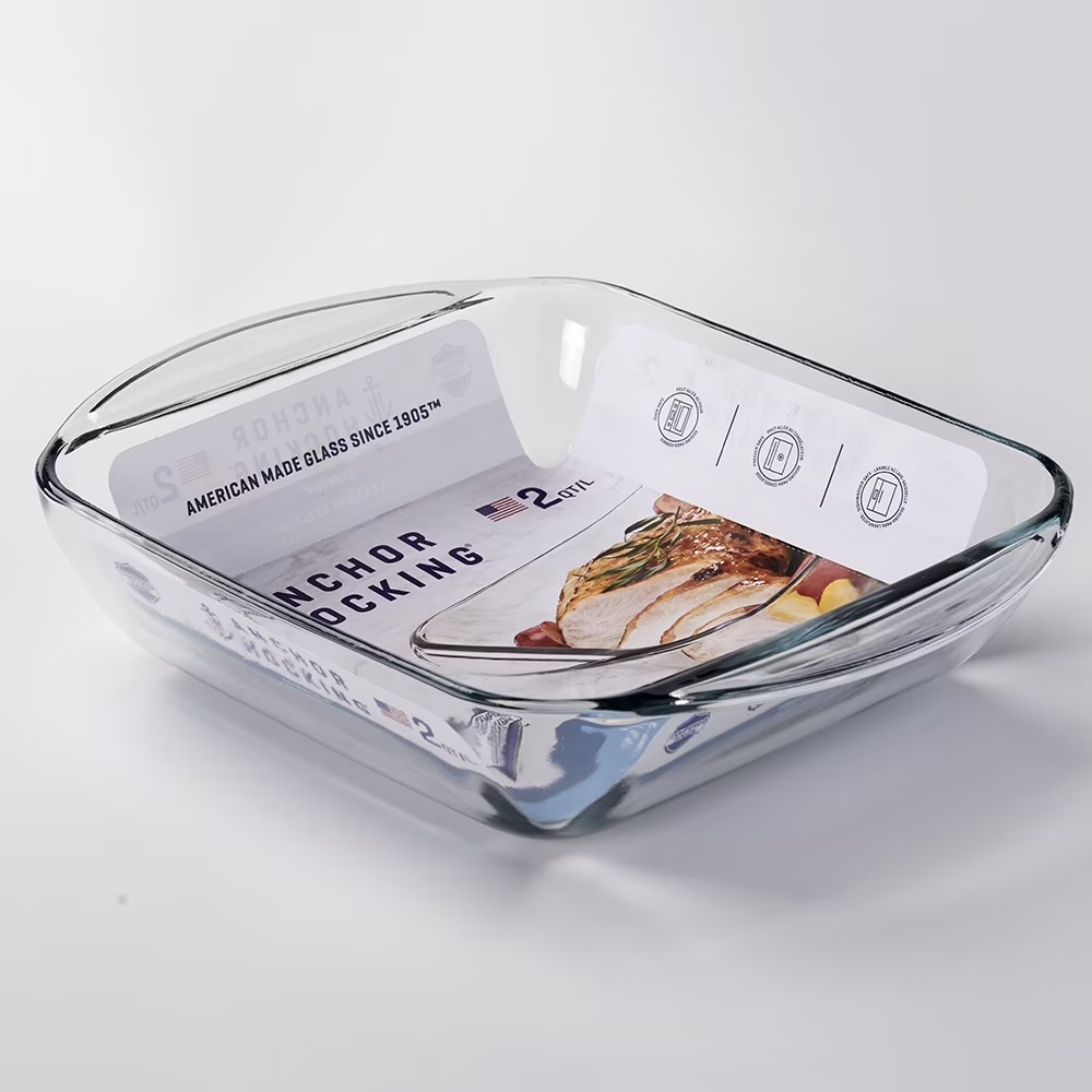 ถาดอบแก้วทรงสี่เหลี่ยม 8x8 นิ้ - Meal Prep Glass Containers Oven Safe บทวิจารณ์และราคา