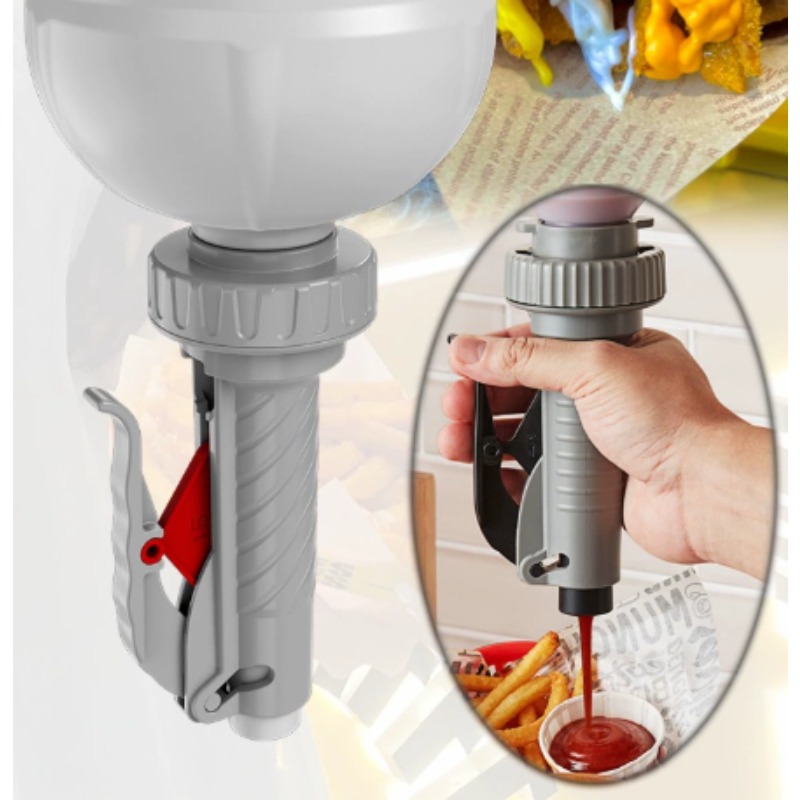 ขวดซอสแบบปั๊มขนาด 480/600/720  - Sauce Squeeze Bottle บทวิจารณ์และราคา