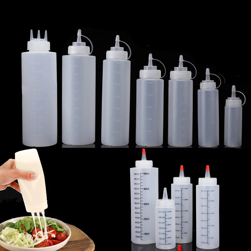 1 ชิ้น Empty120ml-1000 มิลลิลิ - Sauce Squeeze Bottle บทวิจารณ์และราคา