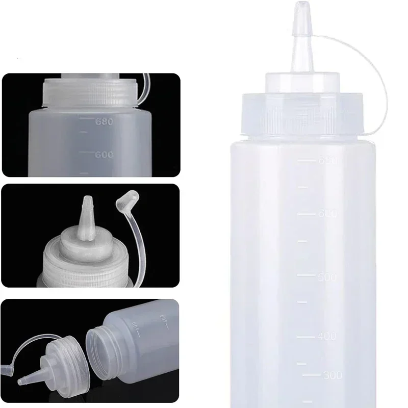 1 ชิ้น Empty120ml-1000 มิลลิลิ - Sauce Squeeze Bottle บทวิจารณ์และราคา