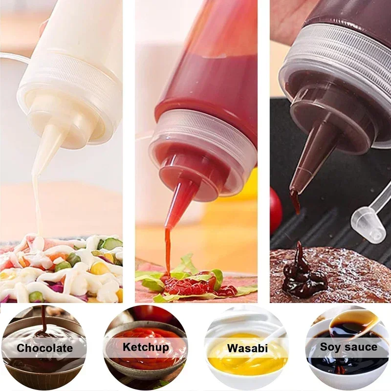 1 ชิ้น Empty120ml-1000 มิลลิลิ - Sauce Squeeze Bottle บทวิจารณ์และราคา