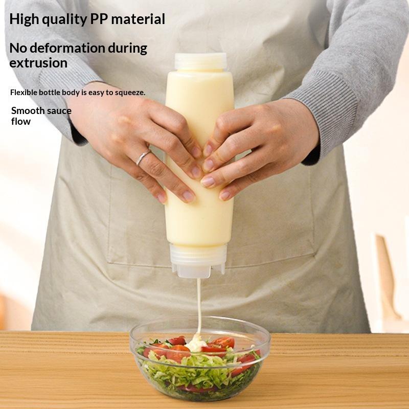 ขวดบีบซอสพลาสติกแบบใหม่ ปากคู่ - Sauce Squeeze Bottle บทวิจารณ์และราคา