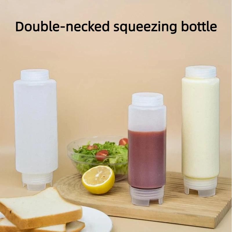 ขวดบีบซอสพลาสติกแบบใหม่ ปากคู่ - Sauce Squeeze Bottle บทวิจารณ์และราคา