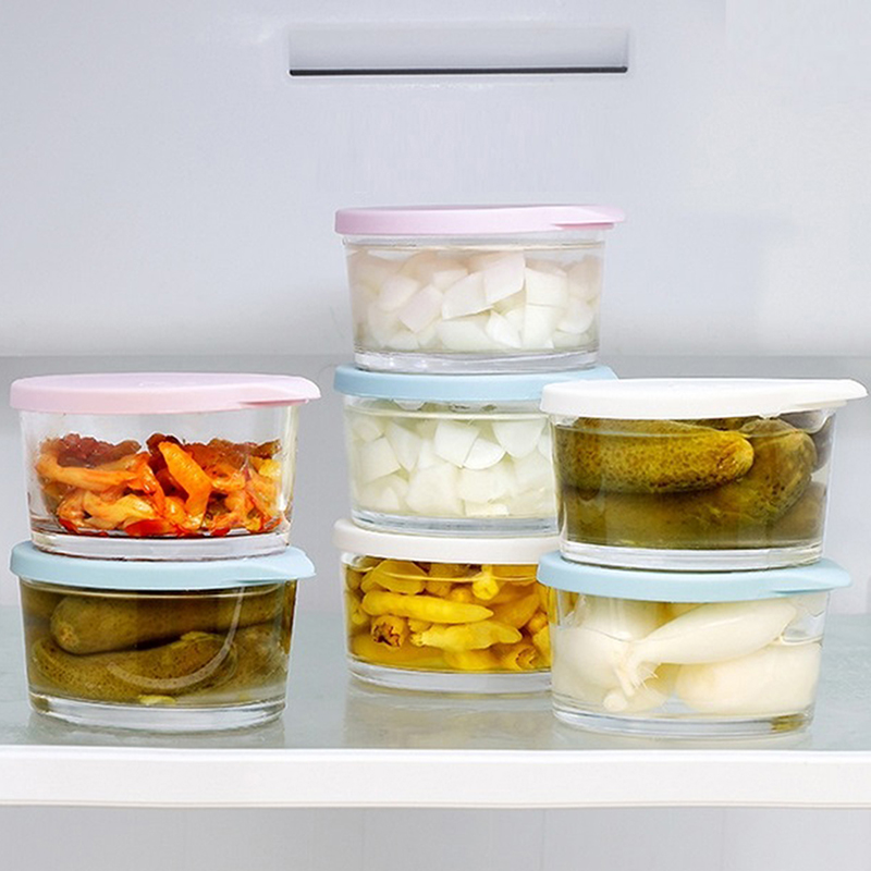 ● ภาชนะเก็บอาหารทรงกลมสำหรับใช - Meal Prep Glass Containers Oven Safe บทวิจารณ์และราคา