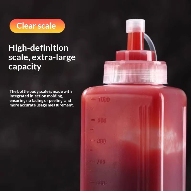 ขวดบีบซอสขนาดใหญ่ 600/800/1000 - Sauce Squeeze Bottle บทวิจารณ์และราคา