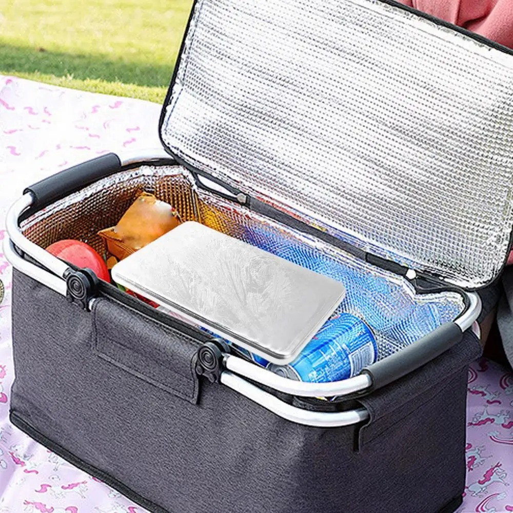 แผ่นน้ำแข็งสแตนเลสแบบใช้ซ้ำได้ - Meal Prep Quick บทวิจารณ์และราคา