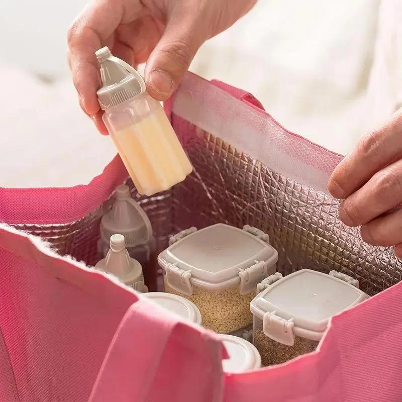 ขวดบีบซอสแบบพกพาขนาดเล็ก ขวดบี - Sauce Squeeze Bottle บทวิจารณ์และราคา