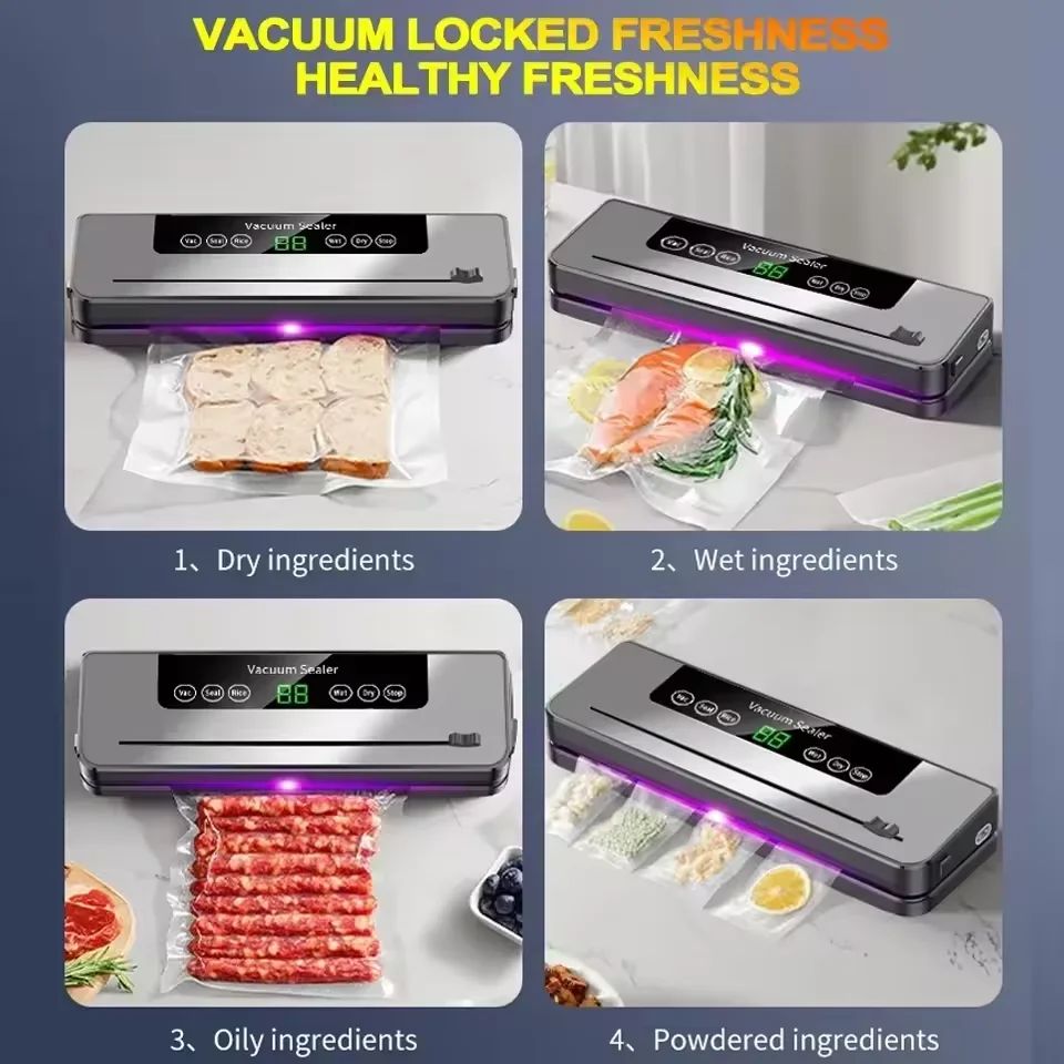 เครื่องซีลสูญญากาศพร้อมถุง 10  - Meal Prep Vacuum Sealer บทวิจารณ์และราคา