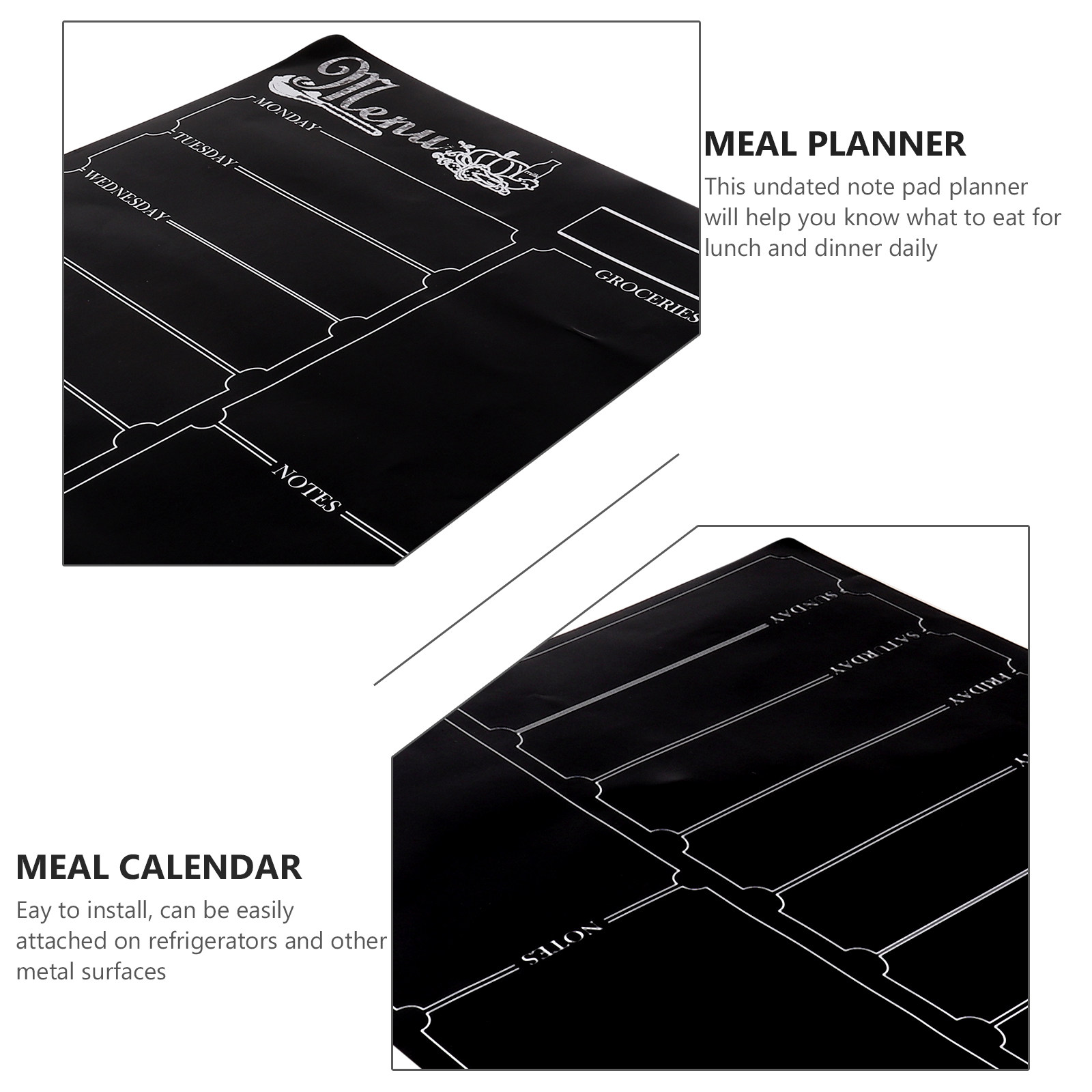 กระดาษโน้ตวางแผนอาหารติดตู้เย็ - Meal Plan Notepad บทวิจารณ์และราคา