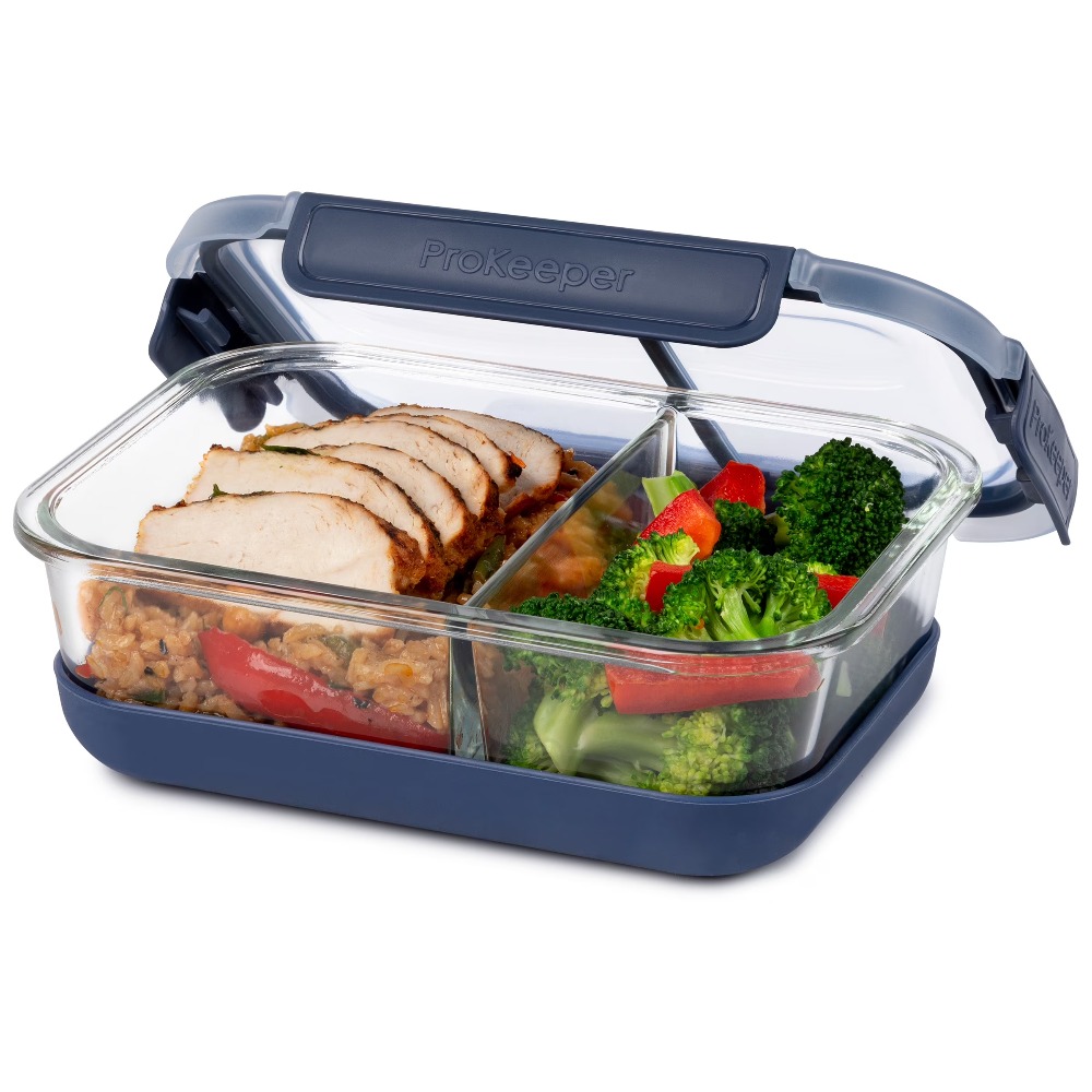 ชุดกล่องใส่อาหารแก้วโบโรซิลิเก - Meal Prep Glass Containers Oven Safe บทวิจารณ์และราคา