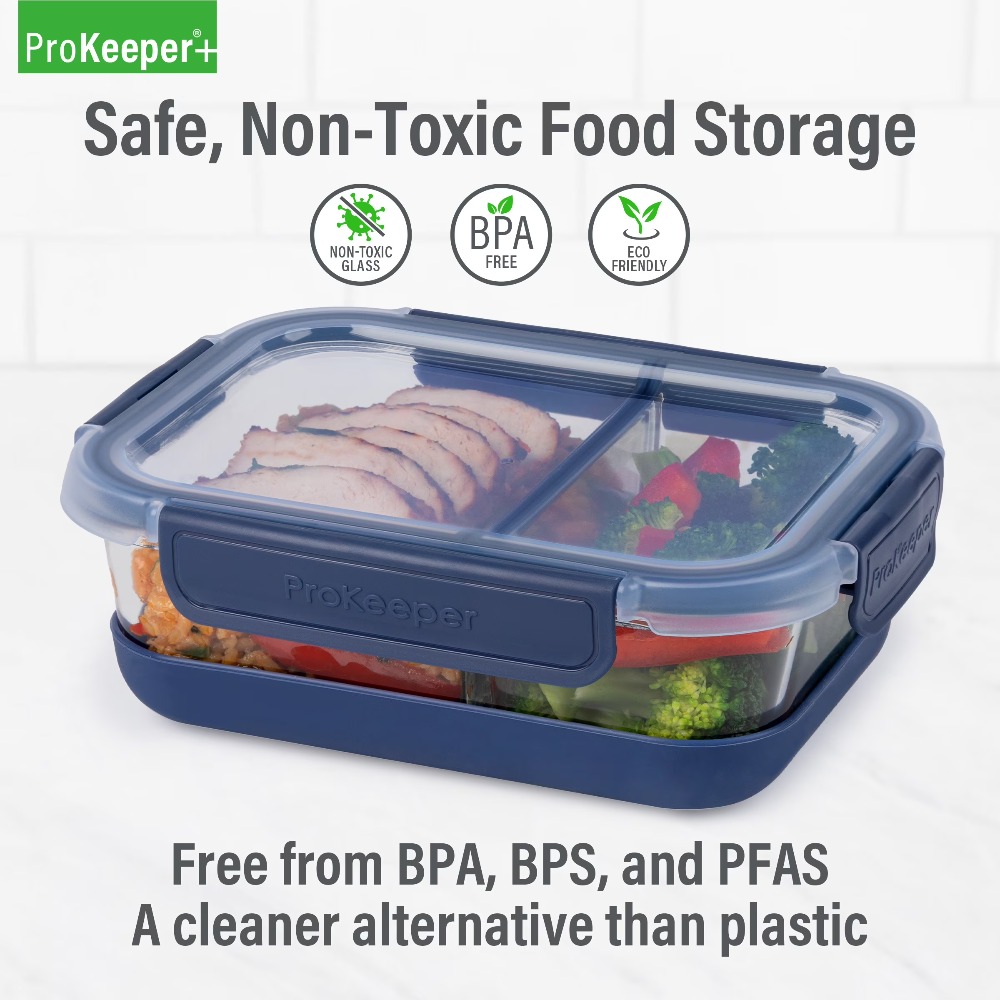 ชุดกล่องใส่อาหารแก้วโบโรซิลิเก - Meal Prep Glass Containers Oven Safe บทวิจารณ์และราคา