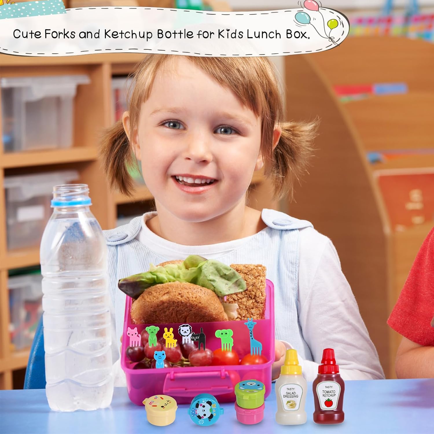 เด็ก Bento กล่องอาหารกลางวันอุ - Sauce Squeeze Bottle บทวิจารณ์และราคา