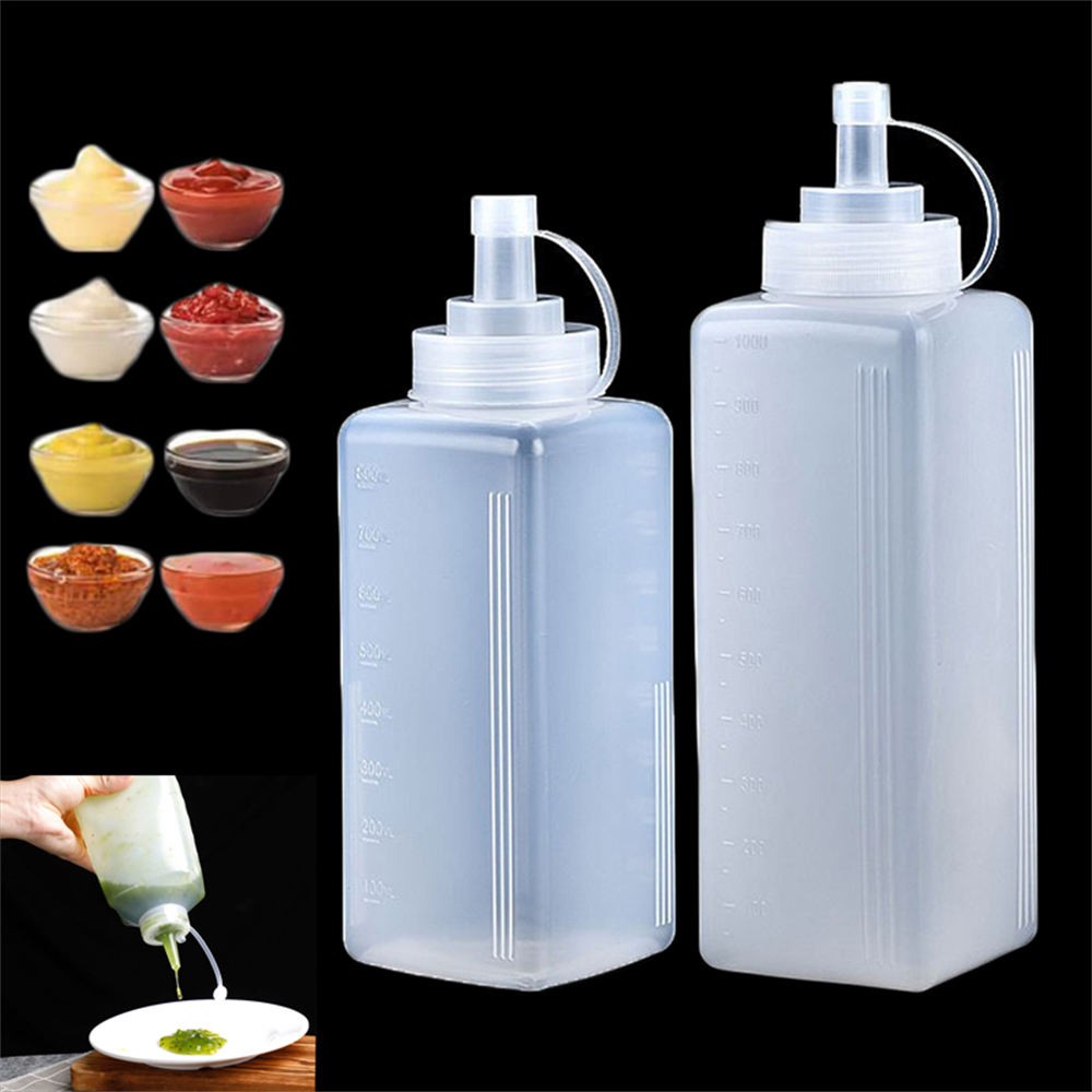 ขวดบีบซอสพลาสติก 1 ชิ้น ขนาด 8 - Sauce Squeeze Bottle บทวิจารณ์และราคา