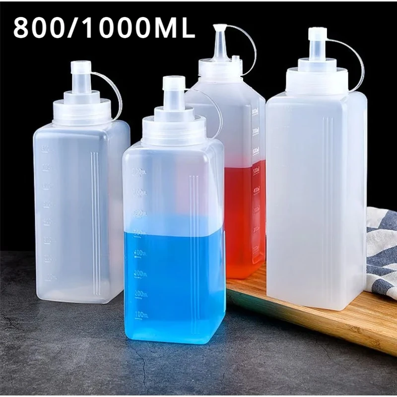 ขวดบีบกันฝุ่นขนาดใหญ่ 1000 มล. - Sauce Squeeze Bottle บทวิจารณ์และราคา