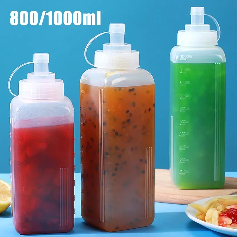ขวดบีบกันฝุ่นขนาดใหญ่ 1000 มล. - Sauce Squeeze Bottle บทวิจารณ์และราคา
