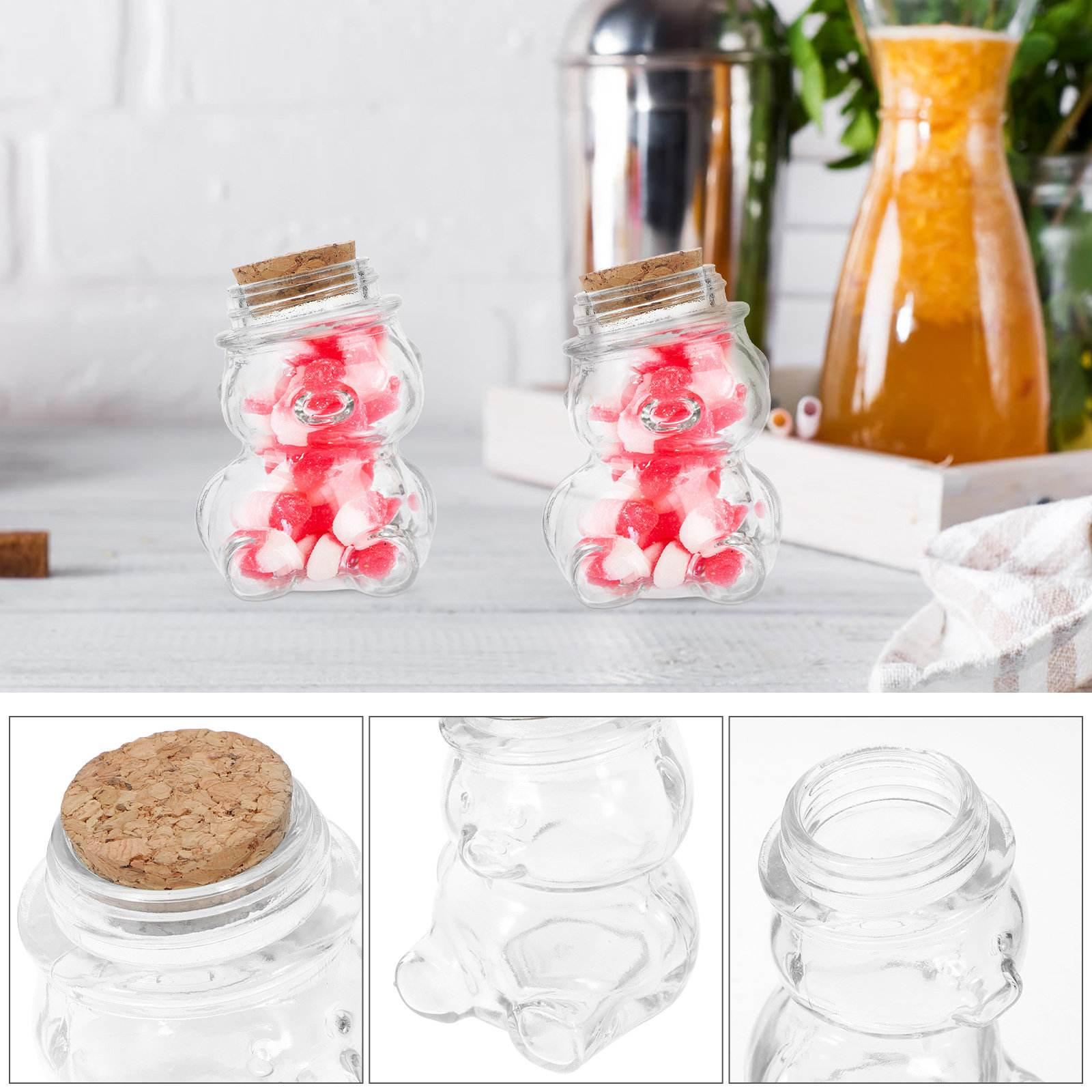 ชุดโหลแก้วใส 4 ชิ้น สำหรับเก็บ - Glass Container Set บทวิจารณ์และราคา