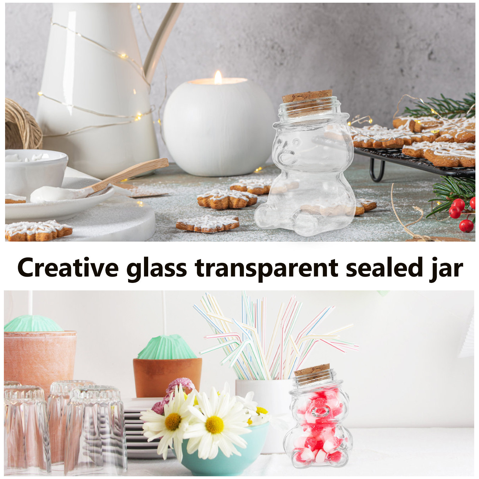ชุดโหลแก้วใส 4 ชิ้น สำหรับเก็บ - Glass Container Set บทวิจารณ์และราคา