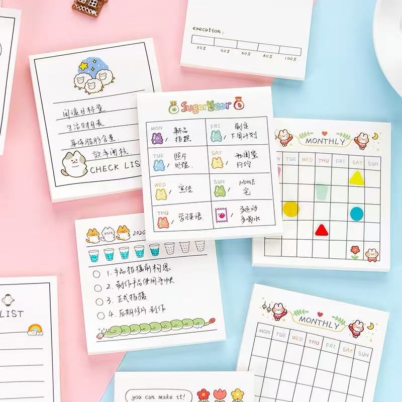 อุปกรณ์สำนักงานน่ารัก นาฬิกากา - Meal Plan Notepad บทวิจารณ์และราคา
