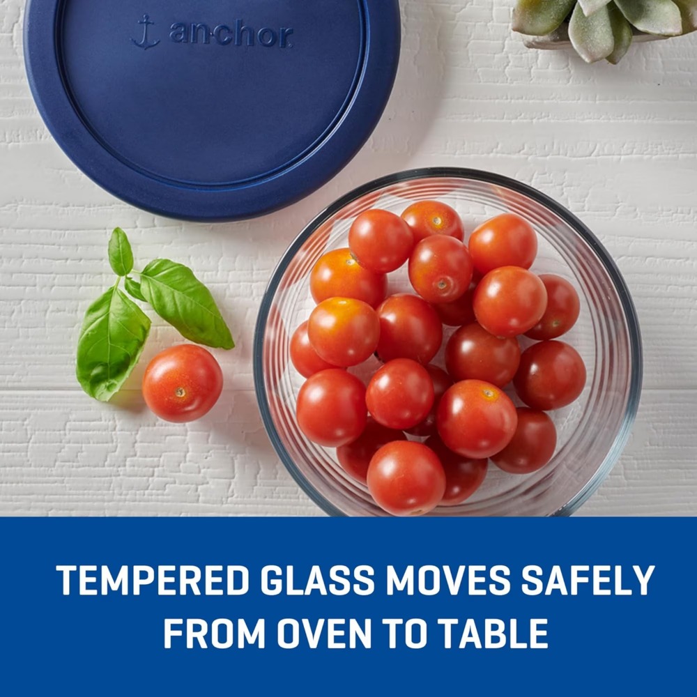 ชุดกล่องเก็บอาหารแก้วทรงกลม 2  - Meal Prep Glass Containers Oven Safe บทวิจารณ์และราคา