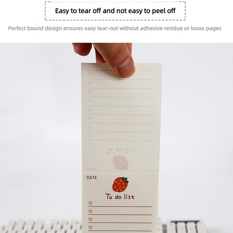 สมุดโน้ตรูปหมีผลไม้ สมุดโน้ตขน - Meal Plan Notepad บทวิจารณ์และราคา