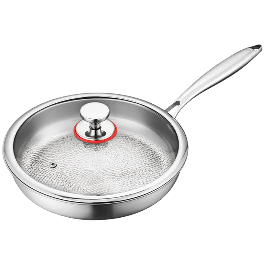 กระทะเคลือบกันติดแบบตอกลาย สำห - Meal Prep Quick บทวิจารณ์และราคา