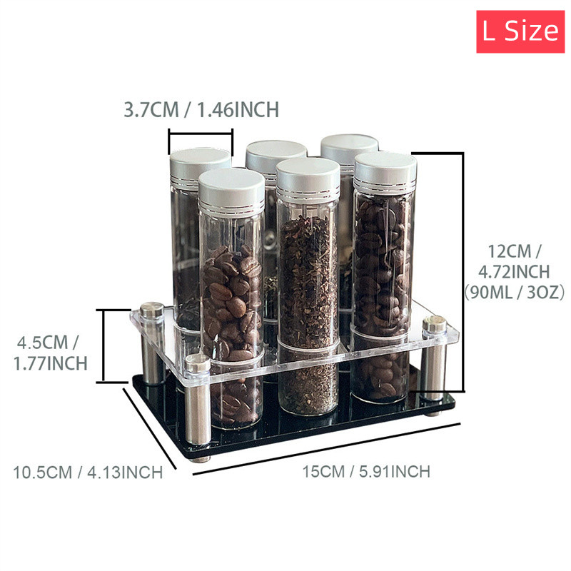 เมล็ดกาแฟคอนเทนเนอร์แบบพกพา Co - Glass Container Set บทวิจารณ์และราคา