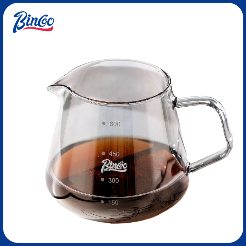 Bincoo Thea ชุดแก้วกาแฟพร้อมกร - Glass Container Set บทวิจารณ์และราคา