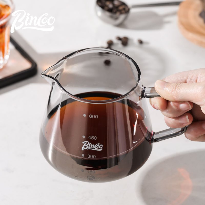 Bincoo Thea ชุดแก้วกาแฟพร้อมกร - Glass Container Set บทวิจารณ์และราคา