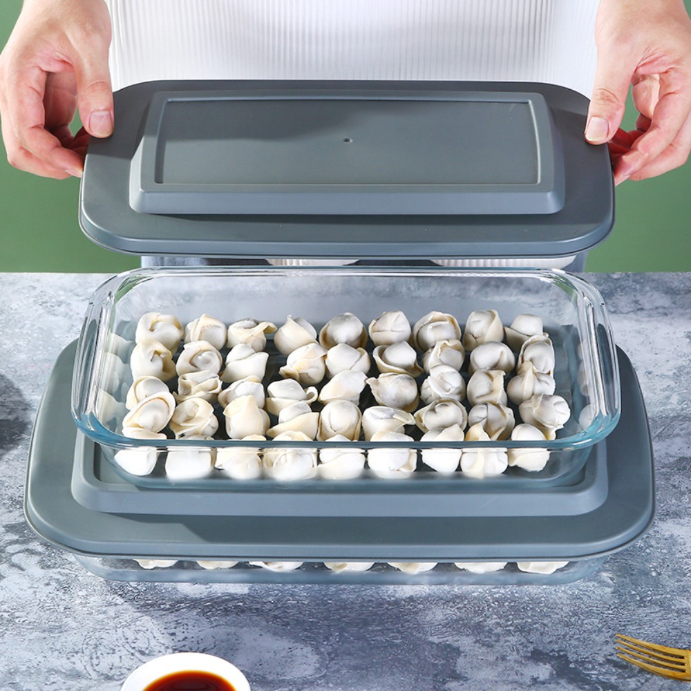 ถาดอบแก้วทรงสี่เหลี่ยมทนทาน ทน - Meal Prep Glass Containers Oven Safe บทวิจารณ์และราคา